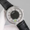 6931a858ccd8ab3d7af9cc62 Piaget Altiplano Series Men's Leather Strap Watch with Baguette and Round Diamonds