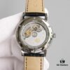 6931a858ccd8ab3d7af9cc64 Piaget Altiplano Series Men's Leather Strap Watch with Baguette and Round Diamonds