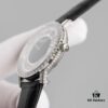 6931a858ccd8ab3d7af9cc65 Piaget Altiplano Series Men's Leather Strap Watch with Baguette and Round Diamonds