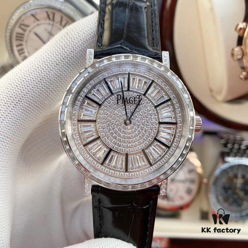 6931a859ccd8ab3d7af9cc66 Piaget Altiplano Square Diamond Full-Pavé V1 Luxury Automatic Mechanical Men's Watch