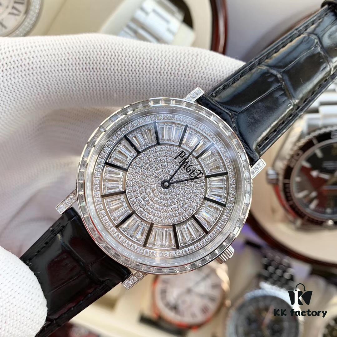6931a859ccd8ab3d7af9cc67 Piaget Altiplano Square Diamond Full-Pavé V1 Luxury Automatic Mechanical Men's Watch