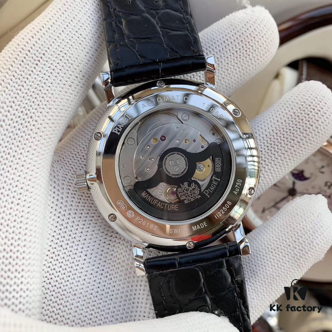 6931a859ccd8ab3d7af9cc6c Piaget Altiplano Square Diamond Full-Pavé V1 Luxury Automatic Mechanical Men's Watch