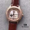 6931a85cccd8ab3d7af9cca1 Authentic Taiwan-made 1:1 Piaget Emperador Rectangular Watch, 42mm Diameter, 18K Rose Gold Case with 136 Round Brilliant Diamonds (Approx. 2.6 Carats), White Mother-of-Pearl Dial Set with 164 Round Brilliant Diamonds (Approx. 0.4 Carats) and 18K Rose Gold Hour Markers, Sapphire Crystal Transparent Case Back, Equipped with Piaget 850P Self-winding Mechanical Movement Featuring Small Seconds, Date and Dual Time Zone Display