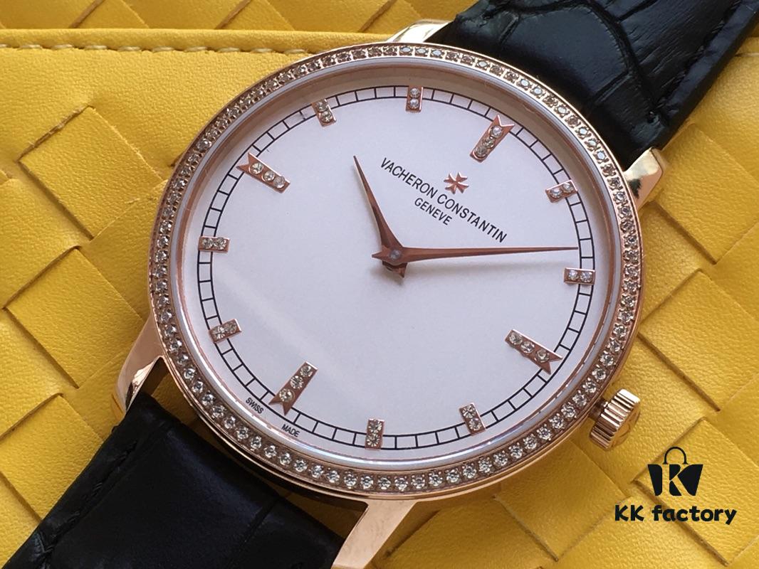 6931a864ccd8ab3d7af9cd24 Top Market Version Vacheron Constantin PATRIMONIA Collection Unisex Couple's Watch Model 43076-OOOP-9875 Equipped with Imported 9015 Movement Modified to Replicate Original Vacheron Constantin Cal.1120 - Men's Diameter 41mm, Women's 33mm, Thickness 8mm