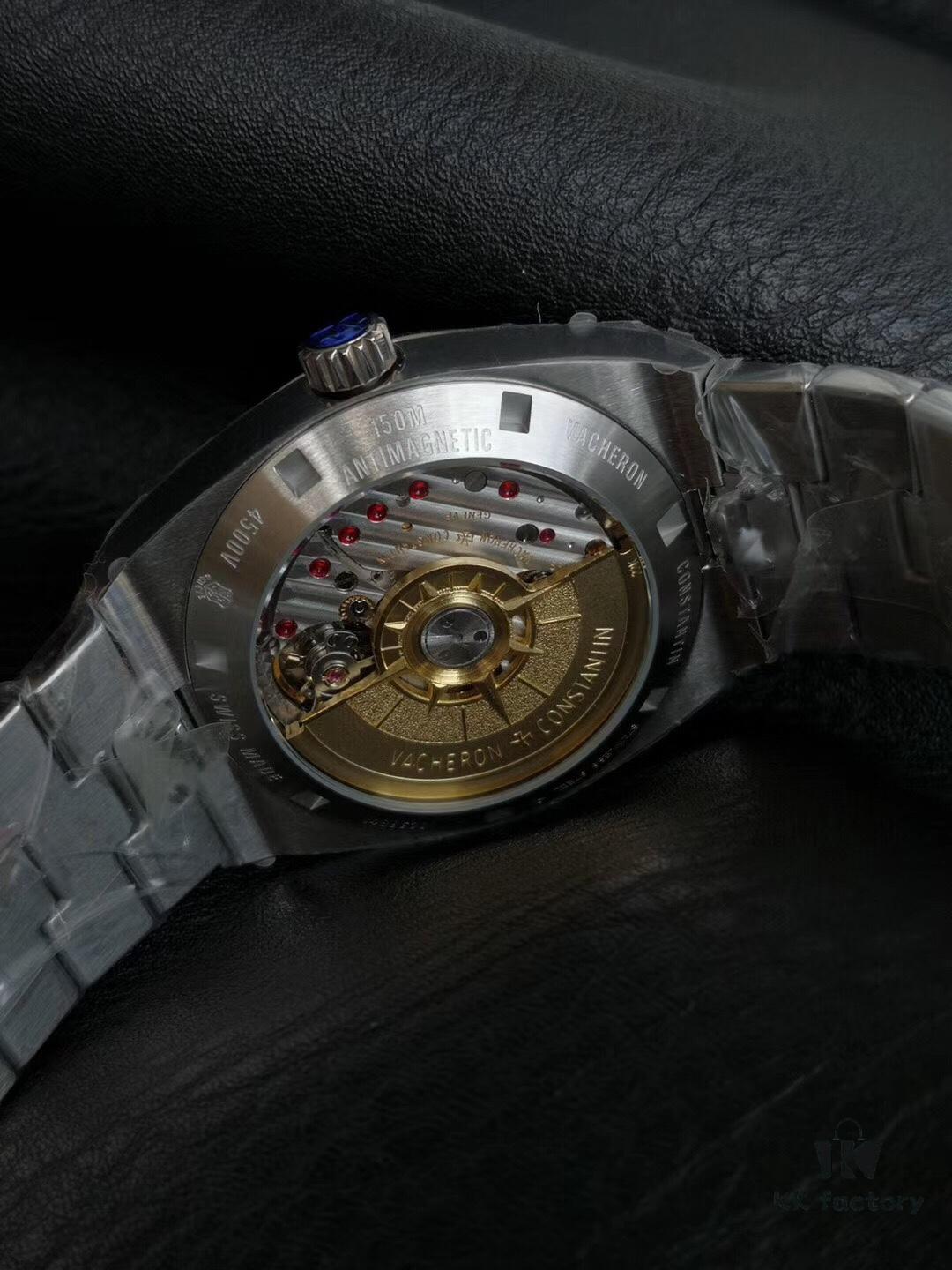6931a86accd8ab3d7af9cd83 8F Luxury: Vacheron Constantin Overseas Tourbillon 4500V/110A-B126 Watch (Stainless Steel - Silver Dial with Sunburst Satin Silk Finish, Velvet-Like Smooth Bezel, 18K Gold Hour Markers, Hands with White Luminescent Coating, Custom 5100 Fully Automatic Movement, 41mm), Dedicated to the Bold and Resolute Traveler, Heaven Protects the Globe