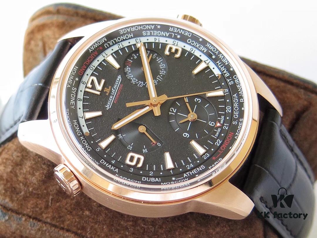 6931a870ccd8ab3d7af9cde0 TWA 2018 New Arrival Jaeger-LeCoultre Geophysic Geographic WT 'Limited Edition 250 Worldwide' Dual-Time Watch with Blue-to-Black Gradient and Black Dial