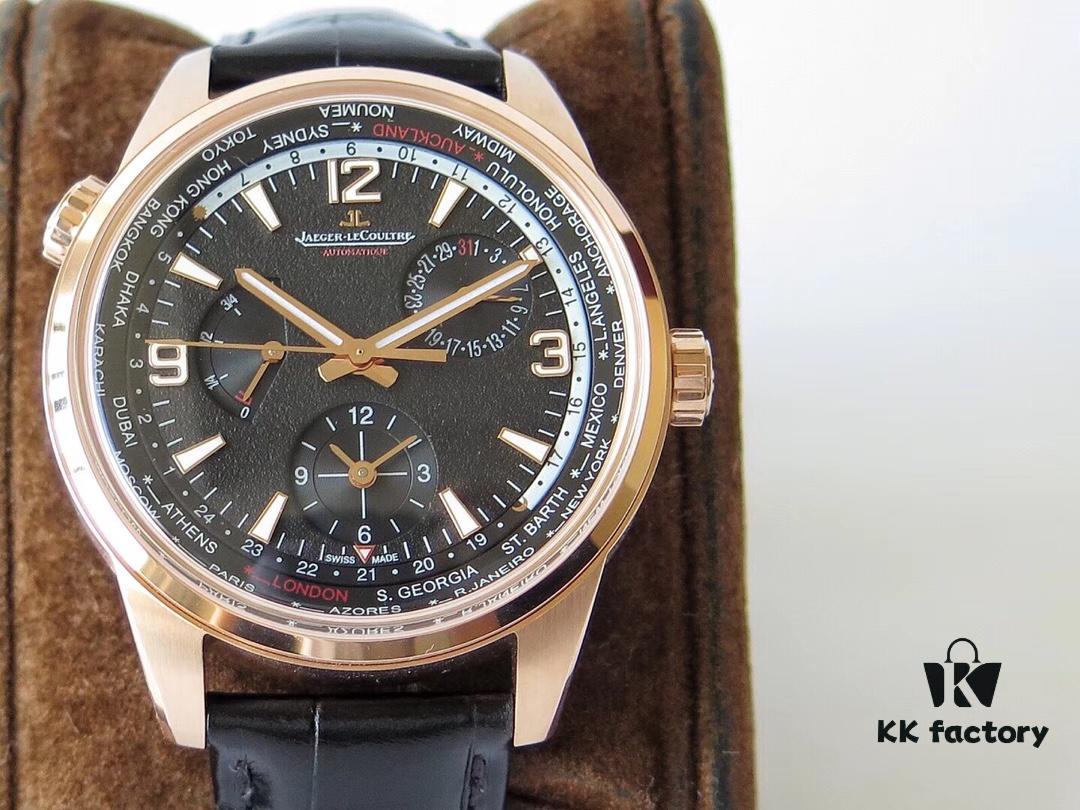 6931a870ccd8ab3d7af9cde1 TWA 2018 New Arrival Jaeger-LeCoultre Geophysic Geographic WT 'Limited Edition 250 Worldwide' Dual-Time Watch with Blue-to-Black Gradient and Black Dial