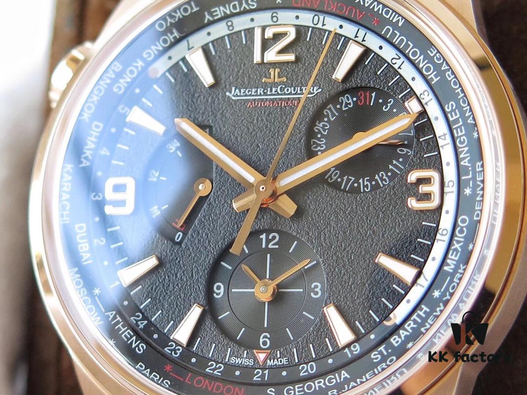 6931a870ccd8ab3d7af9cde2 TWA 2018 New Arrival Jaeger-LeCoultre Geophysic Geographic WT 'Limited Edition 250 Worldwide' Dual-Time Watch with Blue-to-Black Gradient and Black Dial