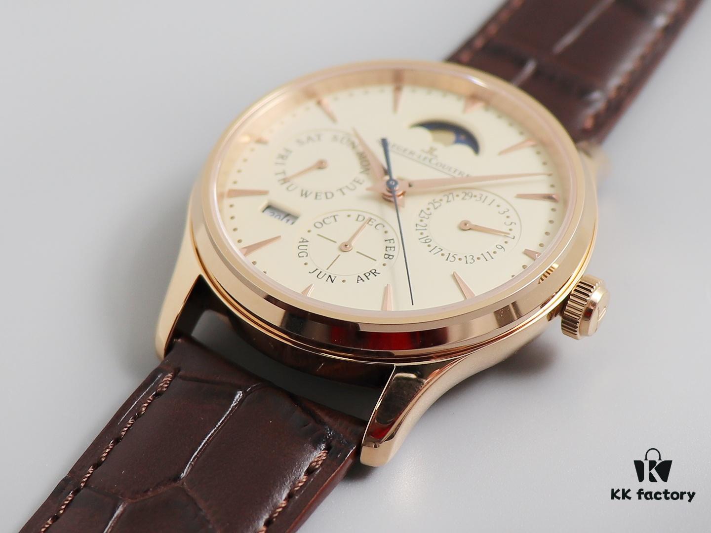 6931a871ccd8ab3d7af9cdfa V9 Jaeger Master Calendar Automatic Mechanical Watch - Reproduction of the 'Doctor Strange' Movie Edition with Full Perpetual Calendar Functionality
