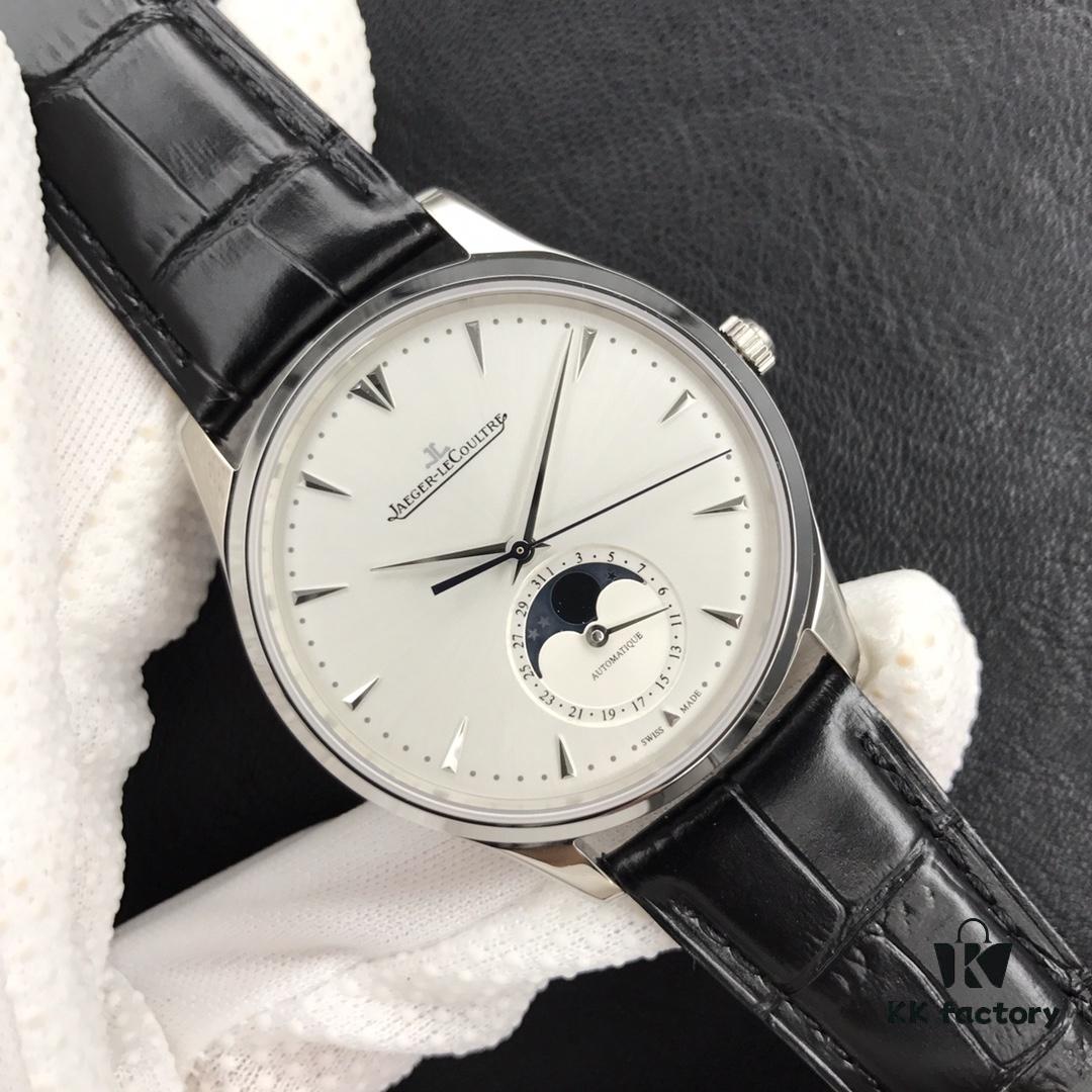 6931a873ccd8ab3d7af9ce0c ZF Presents 'Thin Achievements, Annual Masterpiece' – New ZF Jaeger Moon Phase Master Series, 39mm x 9.9mm Case Diameter Matching Original, Lunar and Solar Calendar Dual Display at 6 o'clock Subdial, Moon Phase Completes One Rotation Per Month, Functions Identical to Genuine