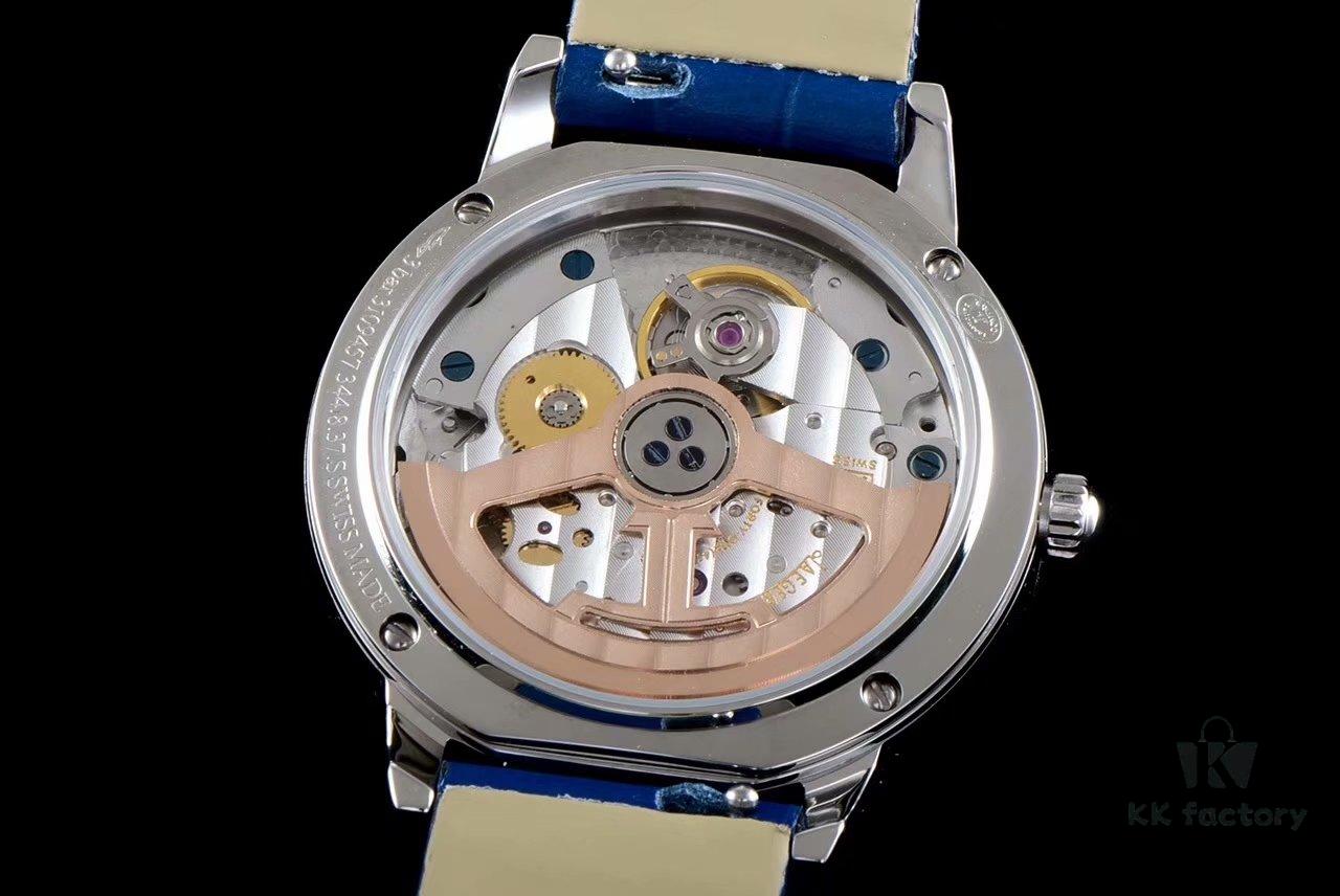 6931a877ccd8ab3d7af9ce52 BF Fine Collection Jaeger LeCoultre Rendez-Vous Series Upgraded Version Released with Imported Italian Cow Leather Strap, Top-Quality Blued Steel Hands, Equipped with Modified Imported 9015 Movement Replacing Original Cal.898A Automatic Self-Winding Movement (No Additional Plate), Featuring Day-Night Display, Diameter: 34mm, Thickness: 10mm