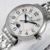 6931a878ccd8ab3d7af9ce68 BF Fine Collection Jaeger LeCoultre Rendez-Vous Series with Imported 316L Stainless Steel Bracelet, Top-Quality Blued Steel Hands, Equipped with Modified Imported 9015 Movement Simulating Original Cal. 898A Automatic Self-Winding Movement (Without Additional Plate), Featuring Day-Night Display, Diameter: 34mm, Thickness: 10mm