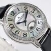 6931a879ccd8ab3d7af9ce71 BF Fine Collection Jaeger LeCoultre Rendez-Vous Series with Imported Italian Cowhide Strap, Top-Grade Blued Steel Hands, Equipped with Modified 9015 Movement Replacing Original Cal.898A Automatic Self-Winding Movement (No Additional Bridge Plate), Featuring Day-Night Display, Diameter: 34mm, Thickness: 10mm