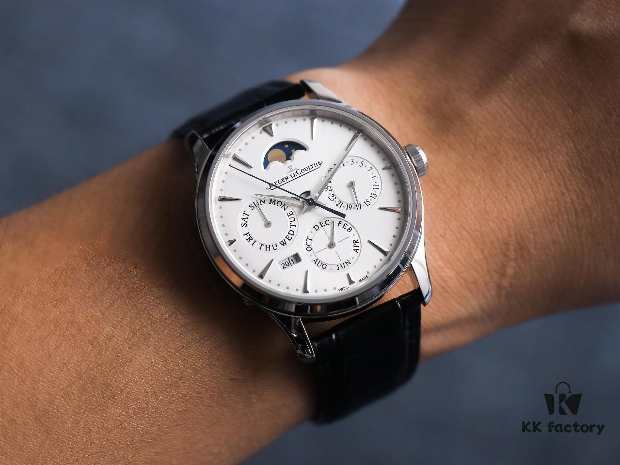 V9 Jaeger Master Ultra Thin Perpetual Calendar Automatic Mechanical Watch - Reproduction of Stephen Strange's Watch from 'Doctor Strange'