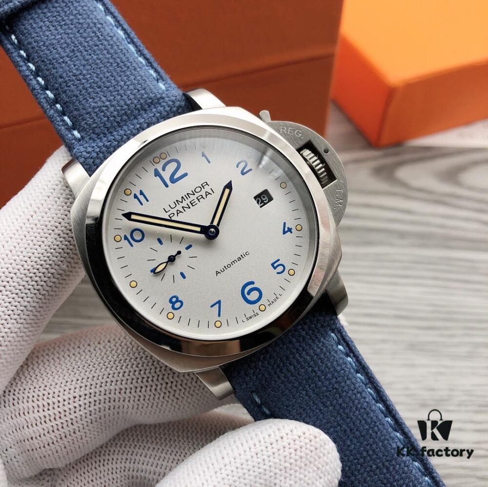 Panerai PAM00906 LUMINOR DUE Series Automatic Mechanical Men's Watch, 47mm, Stainless Steel, 5.3mm Thick, Equipped with Panerai Manufacture Automatic Swiss Movement