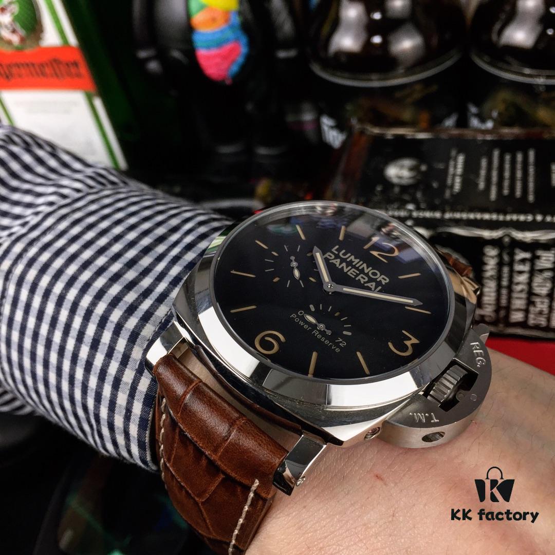 6931a882ccd8ab3d7af9cf07 Panerai PANERAI Arc-coated Glass 47mm*16mm Full-grain Calf Leather Strap with Original Pin Buckle Automatic Mechanical A Watch from the Tough Guy