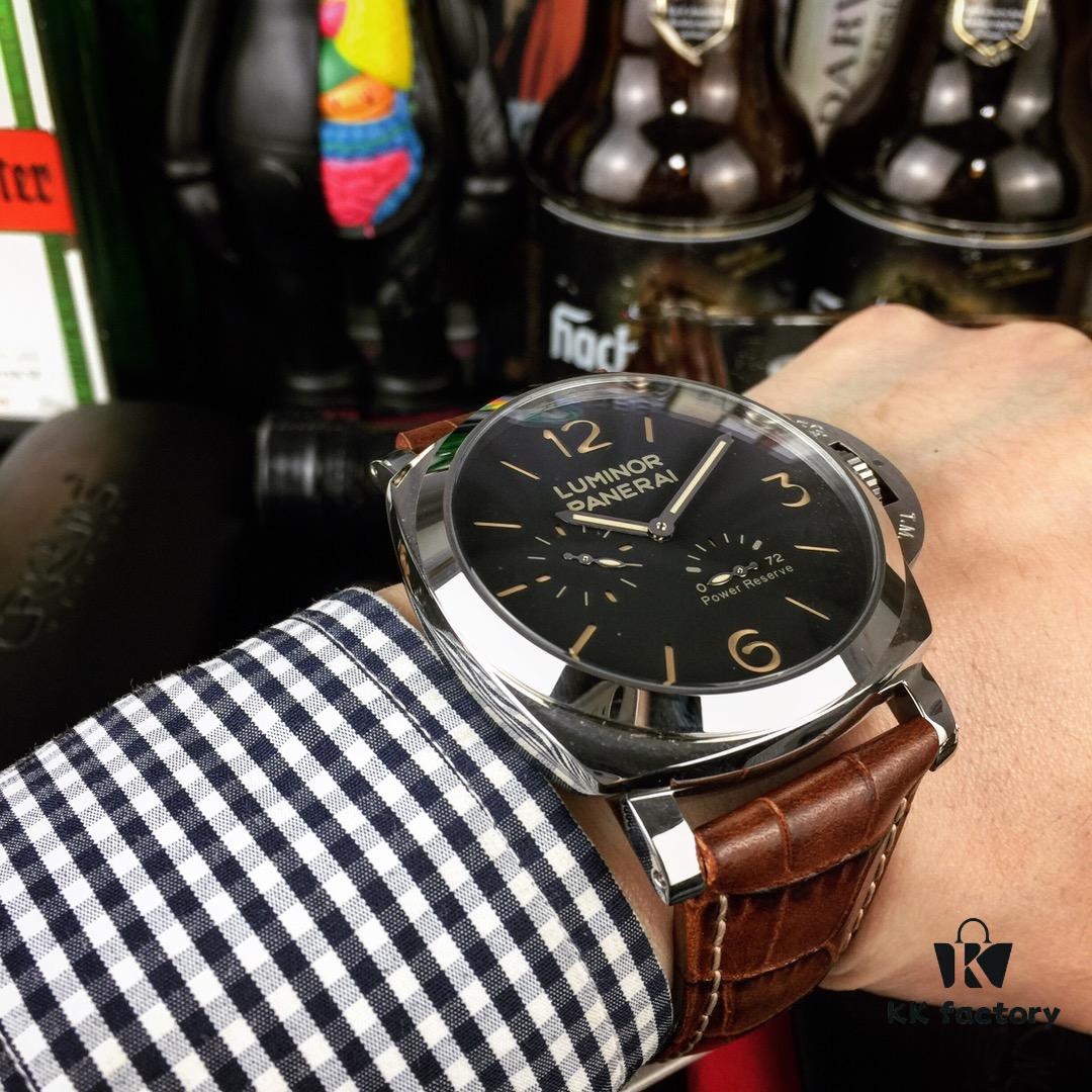 6931a882ccd8ab3d7af9cf08 Panerai PANERAI Arc-coated Glass 47mm*16mm Full-grain Calf Leather Strap with Original Pin Buckle Automatic Mechanical A Watch from the Tough Guy