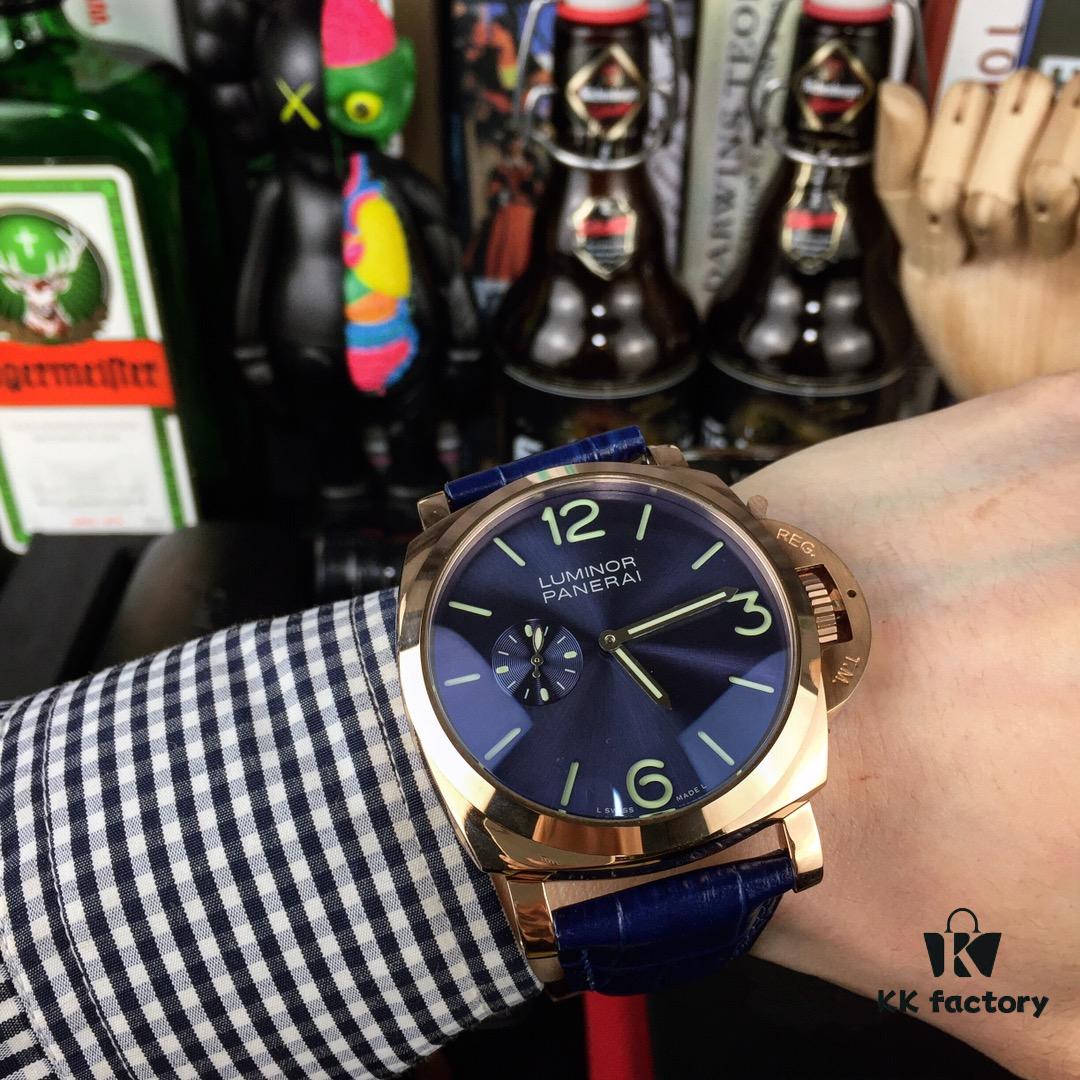 6931a882ccd8ab3d7af9cf0b Panerai PANERAI Arc-coated Glass 47mm*16mm Full-grain Calf Leather Strap with Original Pin Buckle Automatic Mechanical A Watch from the Tough Guy