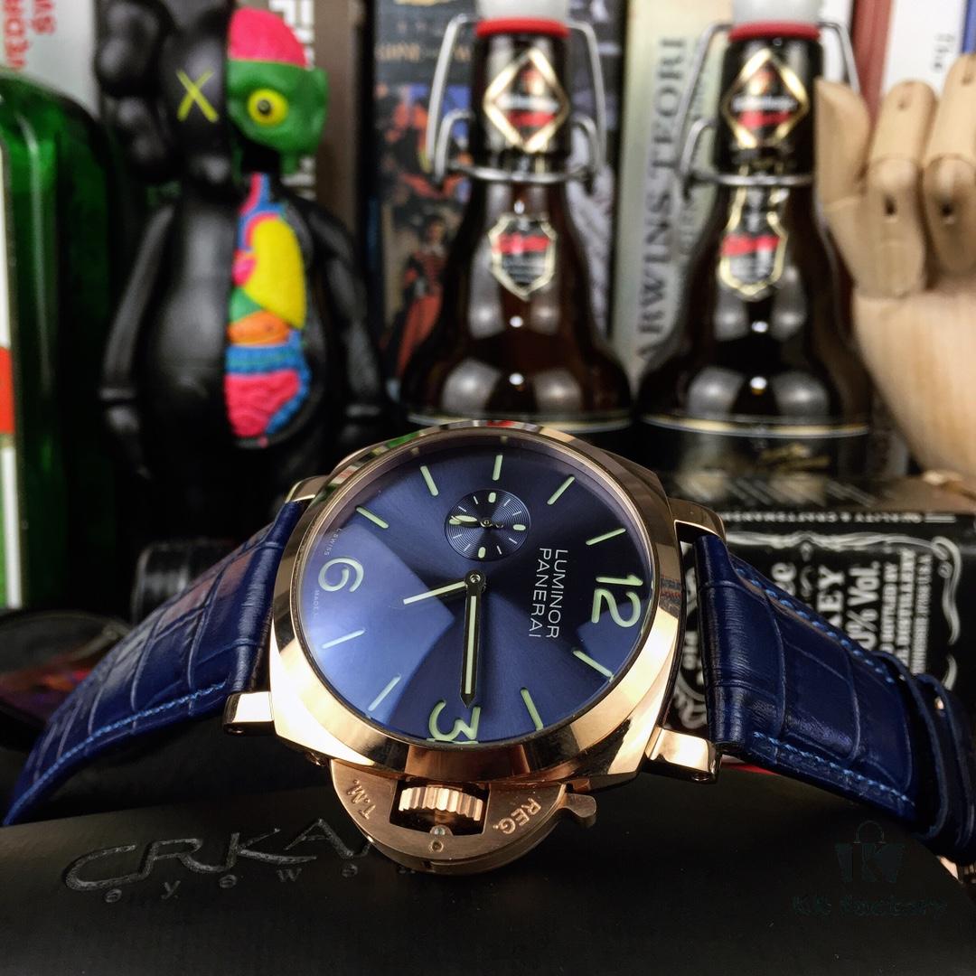 6931a882ccd8ab3d7af9cf0c Panerai PANERAI Arc-coated Glass 47mm*16mm Full-grain Calf Leather Strap with Original Pin Buckle Automatic Mechanical A Watch from the Tough Guy