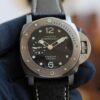6931a884ccd8ab3d7af9cf2a Panerai PANERAI Arc-shaped Coated Glass 47mm*16mm Full Grain Leather Strap with Original Pin Buckle Fully Automatic Mechanical Movement Bronze/Titanium Case A Watch from the Tough Man