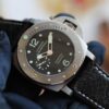 6931a884ccd8ab3d7af9cf2b Panerai PANERAI Arc-shaped Coated Glass 47mm*16mm Full Grain Leather Strap with Original Pin Buckle Fully Automatic Mechanical Movement Bronze/Titanium Case A Watch from the Tough Man