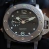 6931a884ccd8ab3d7af9cf2d Panerai PANERAI Arc-shaped Coated Glass 47mm*16mm Full Grain Leather Strap with Original Pin Buckle Fully Automatic Mechanical Movement Bronze/Titanium Case A Watch from the Tough Man