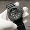 6931a889ccd8ab3d7af9cf81 PANERAI Radiomir Submersible Series Automatic Mechanical Diving Watch PAM00979 PAM979 VS979 979 Carbotech Carbon Fiber Case Diving Countdown Bezel Sapphire Crystal Scratch-Resistant Crown Guard Bridge Luminous Dial with Italian Navy Frogman Commando Engraved Titanium PVD Black Case Back Rubber Expansion Strap P.9010 Movement 47mm Diameter