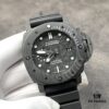 6931a889ccd8ab3d7af9cf82 PANERAI Radiomir Submersible Series Automatic Mechanical Diving Watch PAM00979 PAM979 VS979 979 Carbotech Carbon Fiber Case Diving Countdown Bezel Sapphire Crystal Scratch-Resistant Crown Guard Bridge Luminous Dial with Italian Navy Frogman Commando Engraved Titanium PVD Black Case Back Rubber Expansion Strap P.9010 Movement 47mm Diameter