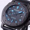 6931a88accd8ab3d7af9cf8c VS Panerai SUBMERSIBLE Series Automatic Mechanical Diving Watch PAM01616 CARBOTECH Carbon Fiber Case Diving Countdown Bezel with Blue Scale Line Sapphire Crystal Screw-down Crown with Safety Bridge Titanium PVD Black Case Back with Engraved Submarine Pattern