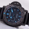 6931a88accd8ab3d7af9cf8f VS Panerai SUBMERSIBLE Series Automatic Mechanical Diving Watch PAM01616 CARBOTECH Carbon Fiber Case Diving Countdown Bezel with Blue Scale Line Sapphire Crystal Screw-down Crown with Safety Bridge Titanium PVD Black Case Back with Engraved Submarine Pattern