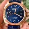 6931a88dccd8ab3d7af9cfc0 VS2020 New Arrival: 44MM 'Provocative Blue' Lumino Rosso Gold Panerai Watch PAM 1112