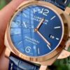 6931a88dccd8ab3d7af9cfc4 VS2020 New Arrival: 44MM 'Provocative Blue' Lumino Rosso Gold Panerai Watch PAM 1112