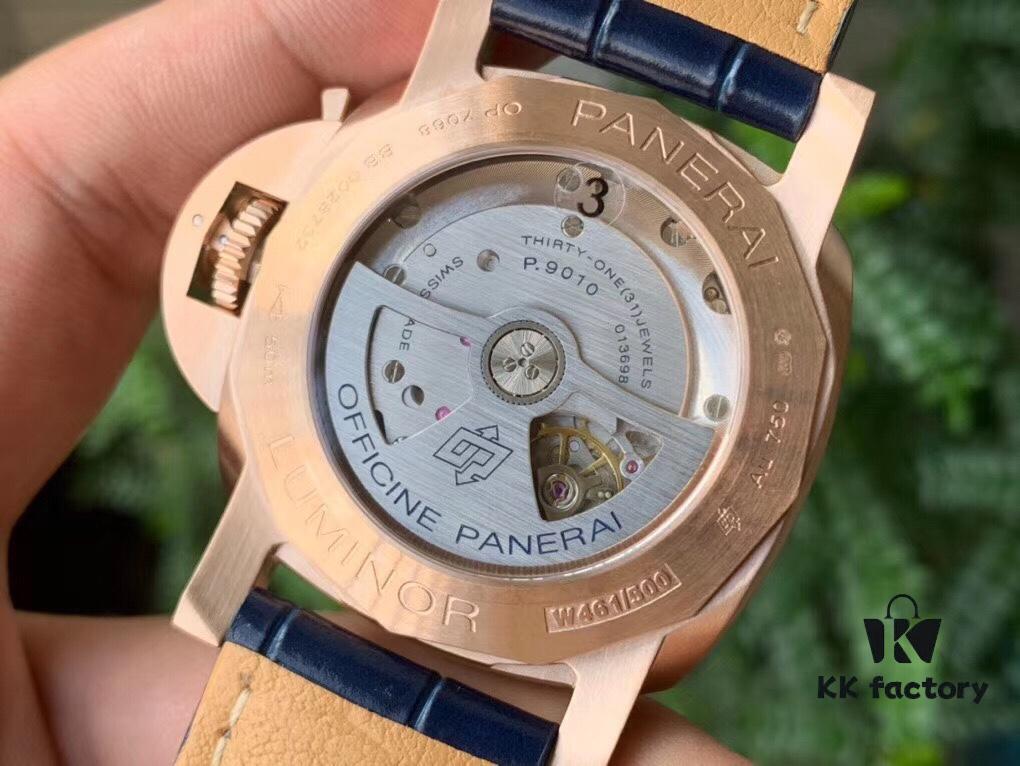 6931a88dccd8ab3d7af9cfc7 VS2020 New Arrival: 44MM 'Provocative Blue' Lumino Rosso Gold Panerai Watch PAM 1112