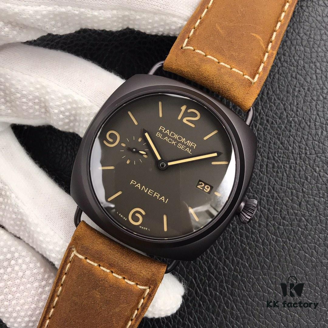 6931a891ccd8ab3d7af9d008 Panerai PAM505 Titanium Case, New Version Movement, 45x16.5mm, V2 Replica P.9000 Automatic Mechanical Movement