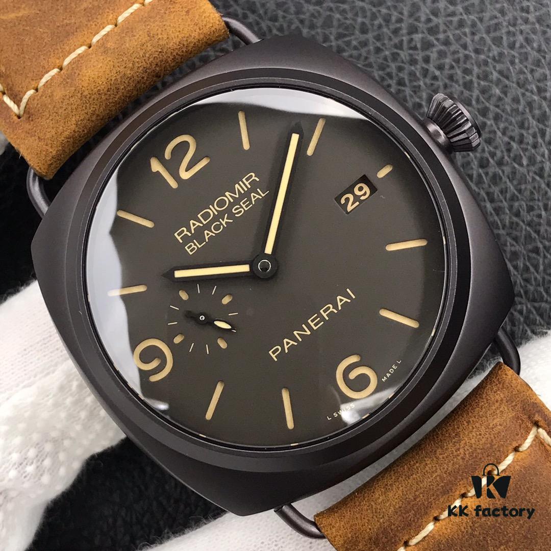 6931a891ccd8ab3d7af9d009 Panerai PAM505 Titanium Case, New Version Movement, 45x16.5mm, V2 Replica P.9000 Automatic Mechanical Movement