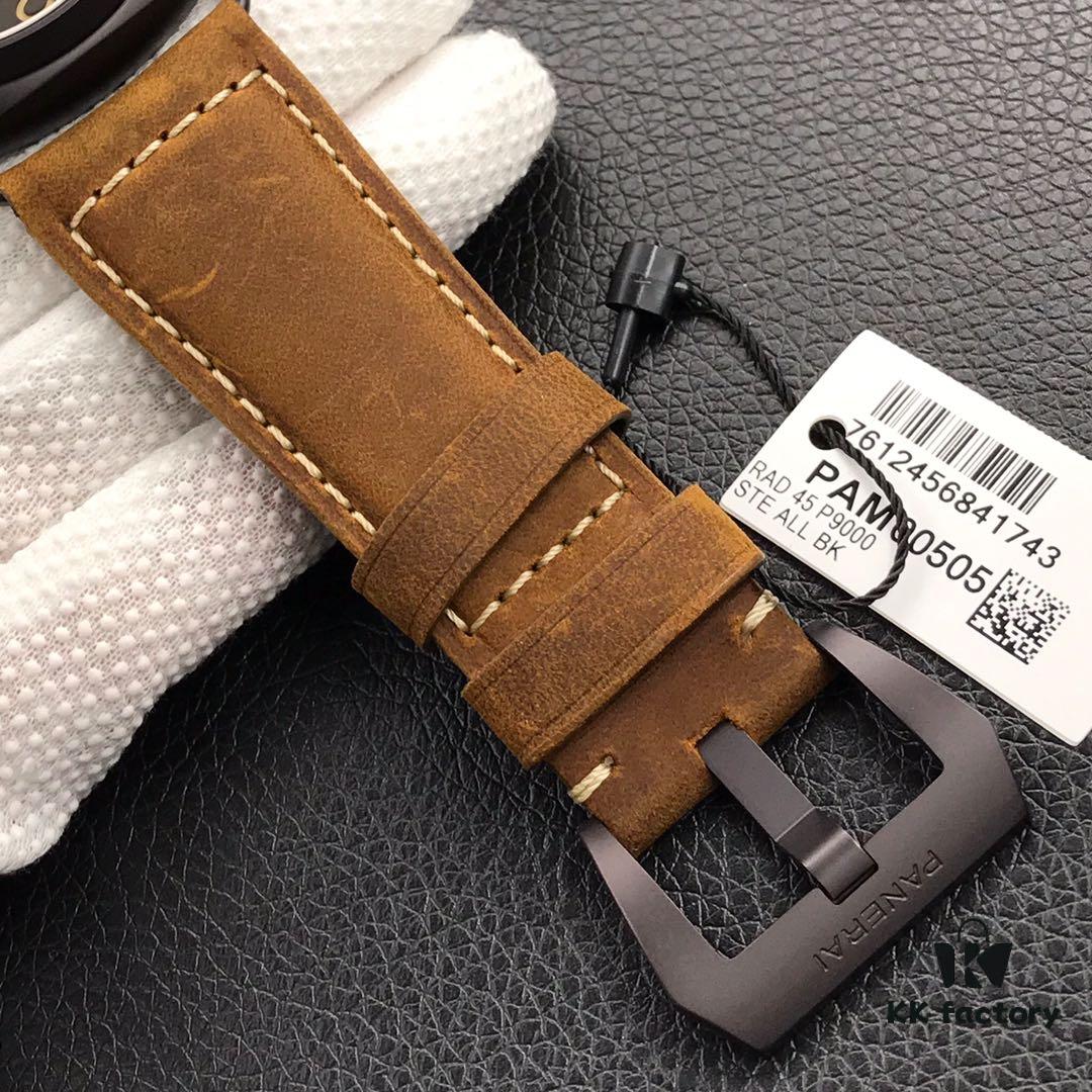 6931a891ccd8ab3d7af9d00d Panerai PAM505 Titanium Case, New Version Movement, 45x16.5mm, V2 Replica P.9000 Automatic Mechanical Movement