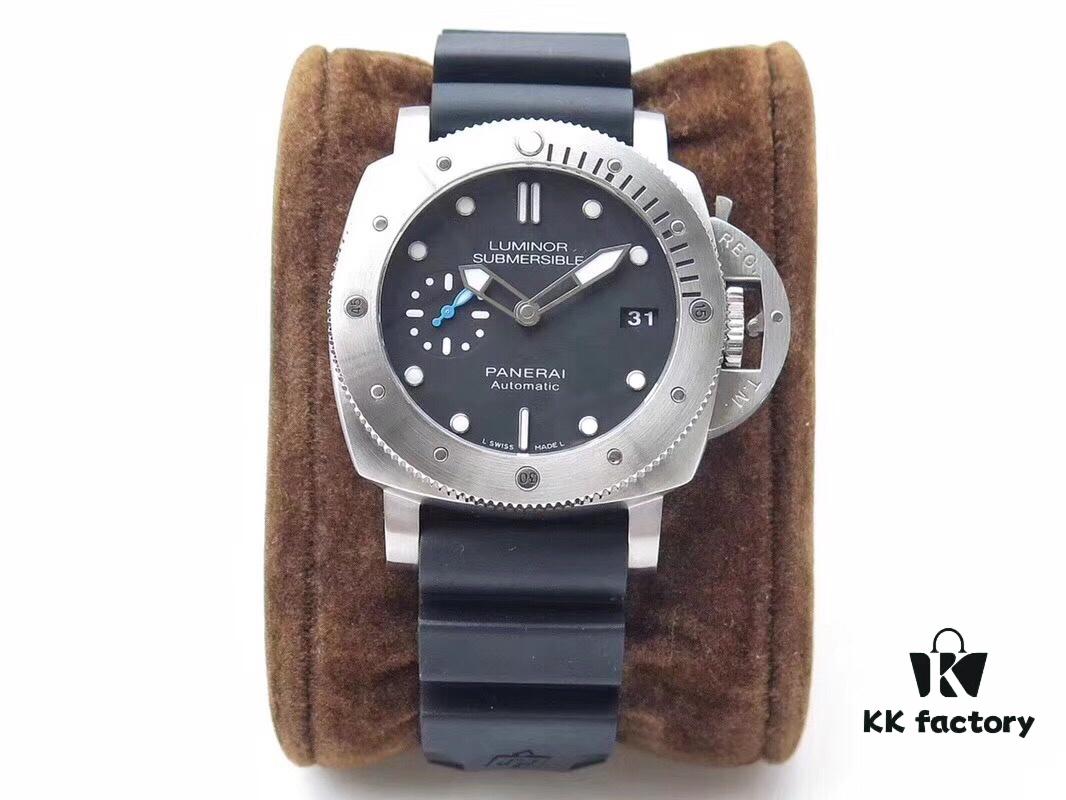 6931a896ccd8ab3d7af9d059 ZF Production Panerai Pam682, Small Case with Natural Rubber Strap