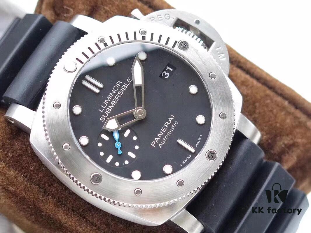 6931a896ccd8ab3d7af9d05c ZF Production Panerai Pam682, Small Case with Natural Rubber Strap