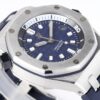 6931a899ccd8ab3d7af9d08a Audemars Piguet Diver - New Model 15720! 42mm x 14.2mm Stainless Steel Case with Anti-Reflective Sapphire Crystal, Black Ceramic Screw-Down Crown, Calibre 4308 Automatic Movement, 'Méga Tapisserie' Dial, Luminescent Markers, Rubber Strap