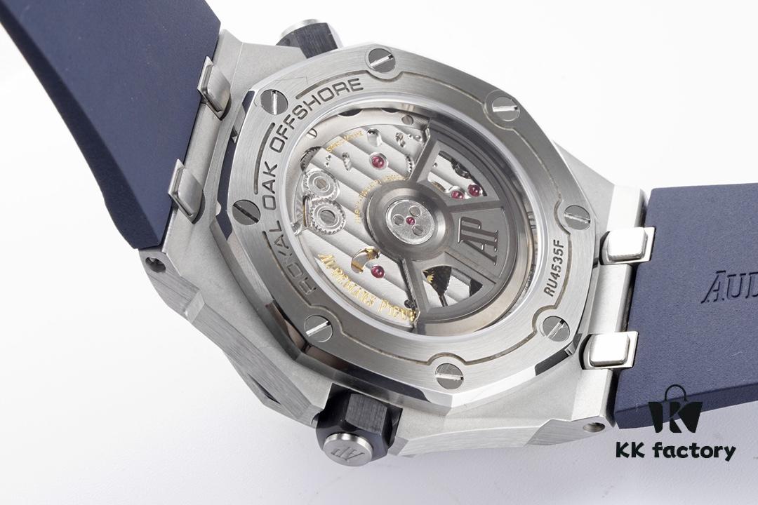 6931a899ccd8ab3d7af9d08f Audemars Piguet Diver - New Model 15720! 42mm x 14.2mm Stainless Steel Case with Anti-Reflective Sapphire Crystal, Black Ceramic Screw-Down Crown, Calibre 4308 Automatic Movement, 'Méga Tapisserie' Dial, Luminescent Markers, Rubber Strap