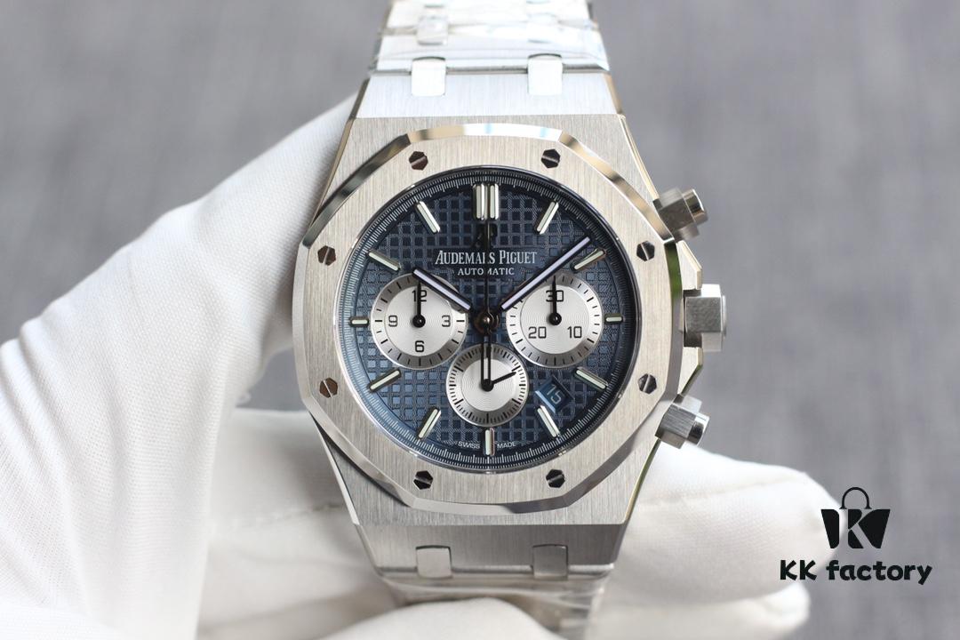 OM's Latest Breakthrough V2 Version: Royal Oak 26331 Chronograph Series, Fully Matching Original in Function and Positioning