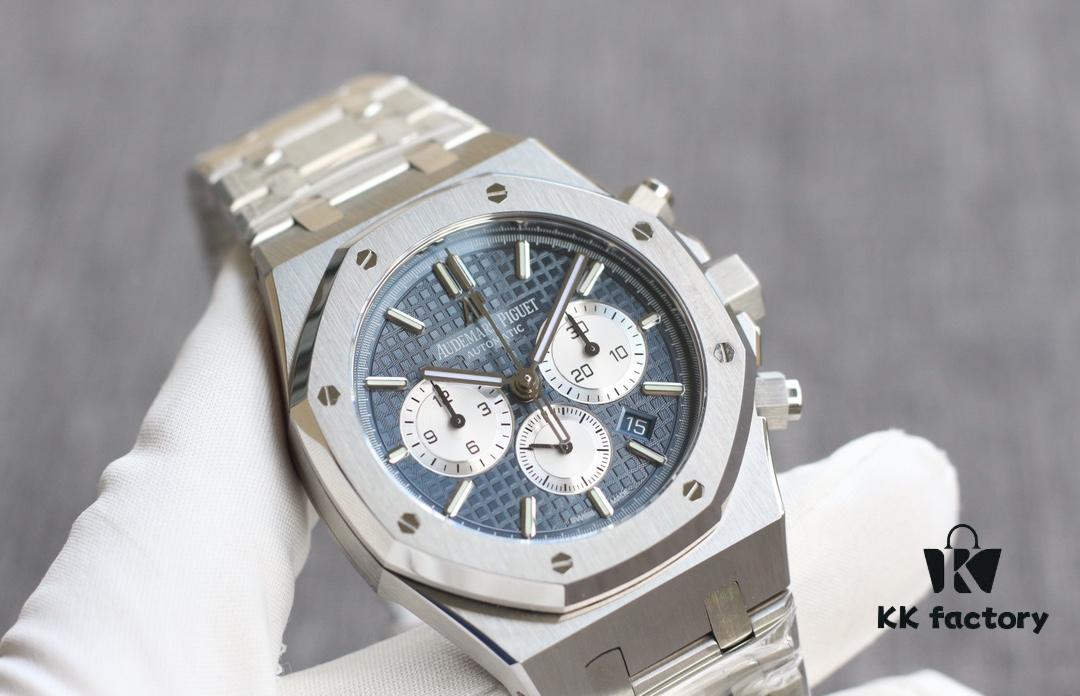 OM's Latest Breakthrough V2 Version: Royal Oak 26331 Chronograph Series, Fully Matching Original in Function and Positioning