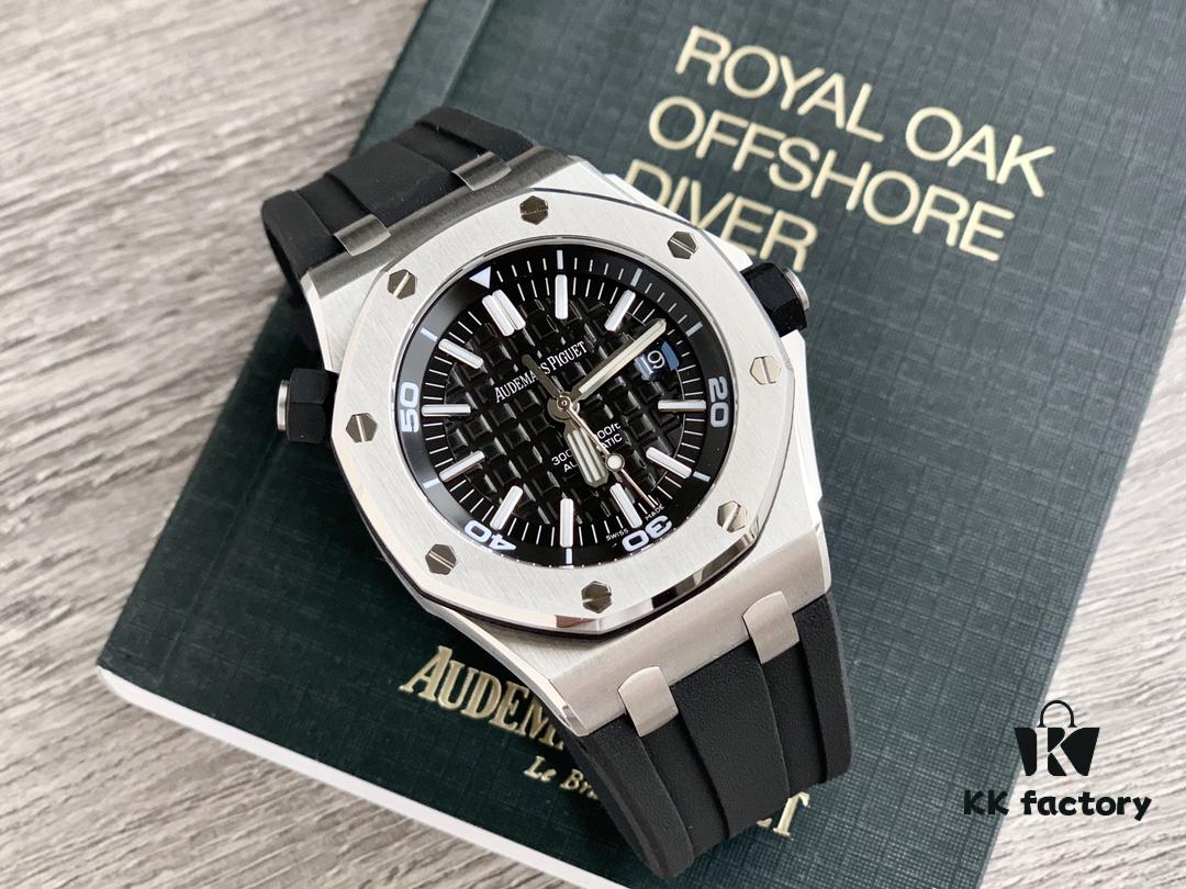 6931a8a4ccd8ab3d7af9d13b Royal Oak 15710 Features the Regular Octagonal Case with Eight Decorative Screws, Exuding a Rugged and Masculine Charm