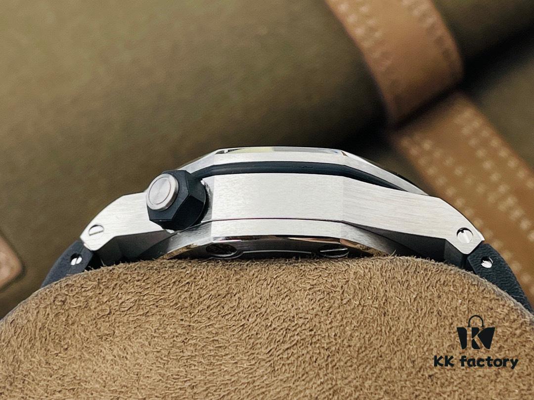 6931a8a5ccd8ab3d7af9d14f JF Factory 2021 Masterpiece V10 Version - Royal Oak Offshore 15710 Transparent Case Back Series Super V10 Upgraded Edition Returns with Power