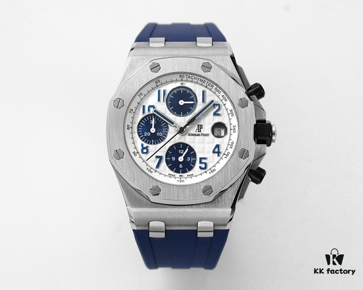 DC New Release, Royal Oak 26470 Series, Featuring Original 12-Position Running Second Chronograph Movement with Identical Functions, Two Years in the Making for a Moment of Excellence