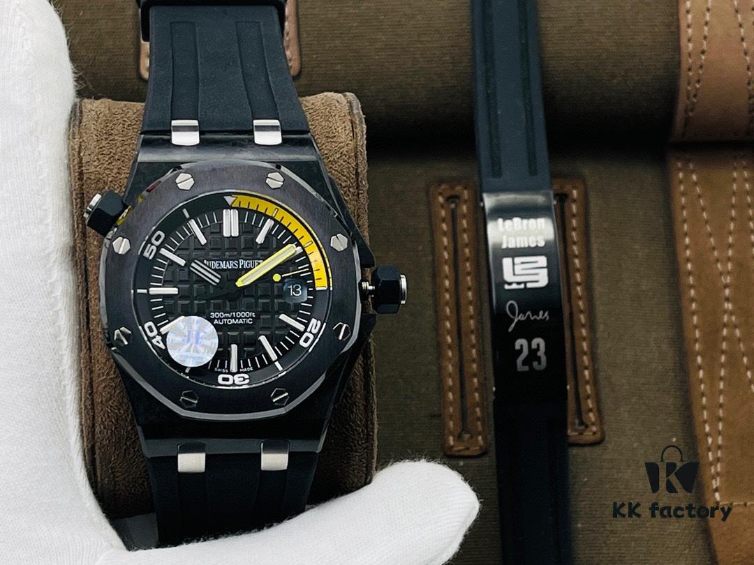 6931a8aaccd8ab3d7af9d1a4 JF Factory 2021 Top Recommendation - AP Royal Oak Offshore 15706 Carbon Fiber Case with Ceramic Bezel - Super V9 Upgraded Version