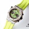6931a8adccd8ab3d7af9d1d3 TW Premium Market's Best Replica Royal Oak Series Fruit Dial Chronograph Automatic Men's Watch Model: 26703 with Original Cal.3124 Movement, 42mm Diameter, Super-Luminous
