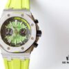6931a8adccd8ab3d7af9d1d4 TW Premium Market's Best Replica Royal Oak Series Fruit Dial Chronograph Automatic Men's Watch Model: 26703 with Original Cal.3124 Movement, 42mm Diameter, Super-Luminous