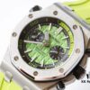 6931a8adccd8ab3d7af9d1d5 TW Premium Market's Best Replica Royal Oak Series Fruit Dial Chronograph Automatic Men's Watch Model: 26703 with Original Cal.3124 Movement, 42mm Diameter, Super-Luminous