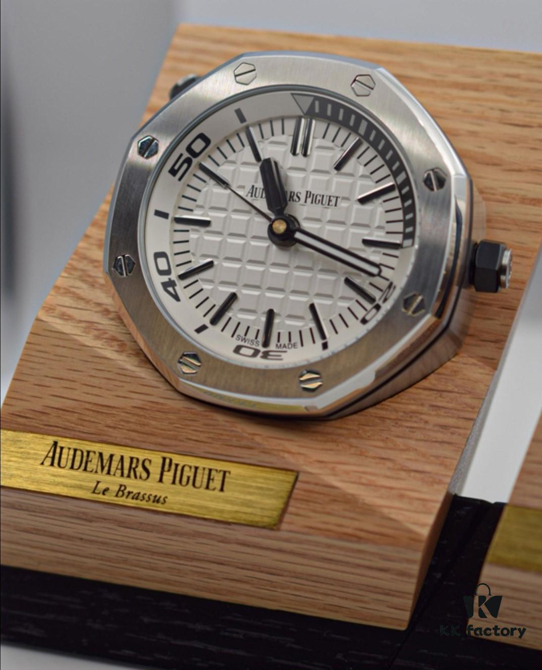 6931a8b0ccd8ab3d7af9d20e TZ Royal Oak Series 15710 Desk Clock / Mini Clock, Soulful Accent for Office, Study, or Cockpit